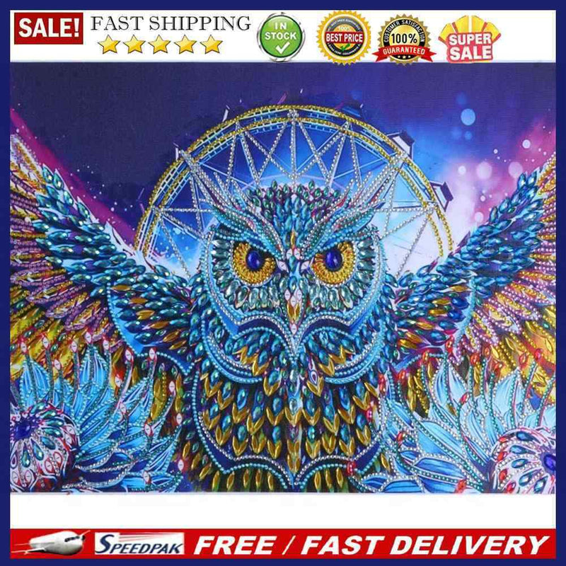 5D DIY Special Shaped Diamond Painting Bird Cross Stitch Embroidery Rhineston