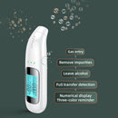 Automatic Alcohol Tester Non-contact LCD Professional Breath Tester (White)