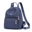 Waterproof Nylon Backpack Students Girls Simple Zipper Mochila School Bagpack
