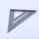 Aluminumun Allo Triangle Ruler Metric 90 Degree 45 Degree Square" DIY Measure Mens
