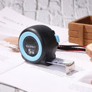 Retractable Steel Tape Measure Distance Measuring Ruler Blue (5m x 25mm) Newly