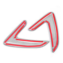 1 Pair Car Side Air Vent Cover Trim Fender Stickers for 3 Series (Black) Newly