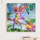 5D Rhinestone Pictures DIY Elf Fairy Full Round Drill Diamond Painting Craft Kit