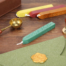 Retro DIY Sealing Strips Seal Wax Stick Paint Stamps for Envelope (Green) Newly