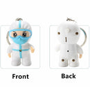White Angel LED Light Nurse Doctor Keychain Gift For Doctor Keyring