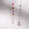Crystal Sun Moon Hanging Meatal Pendant Home Car Decor (B)