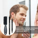 2 in 1 Beard Filling Pen Double Head with Brush Durable Male Styling Tools Newly