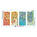 Colorful Tree 5D DIY Full Drill Diamond Painting 4-pictures Combination Kit
