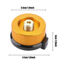 Save Gas Stove Propane Refill Adapter Burner Tank Coupler LPG Flat Cylinder