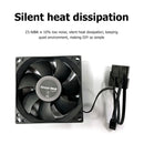 Silent Fan for Computer Cases Chassis Cooling Fan Hydraulic Bearing (8cm) Newly