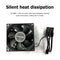Silent Fan for Computer Cases Chassis Cooling Fan Hydraulic Bearing (8cm) Newly
