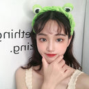 Cute Funny Frog Washing Face Hairband Skincare Hair Band Makeup Headband