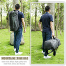 Sports Bicycle Rucksack Canvas Backpack for Outdoor Climbing Bag (Black L) Newly
