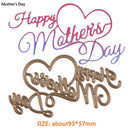 Happy Mother's Day Cutting Die Stencil Embossing DIY Craft Album Card Decor