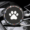 Crystal Bling Car Coasters Cup Holder Interior Accessories Anti Slip Mats