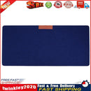 Office Computer Desk Table Keyboard Mouse Pad Felt Laptop Mat (Dark Blue) Newly
