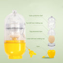 Manual Egg Shaker Egg Scrambler Puller White Yolk Mixer Blender (Yellow)