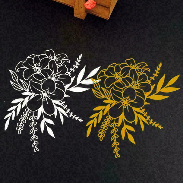 Flower Leaves DIY Metal Cutting Dies Stencil Scrapbooking V2M9 Embossing F6W2