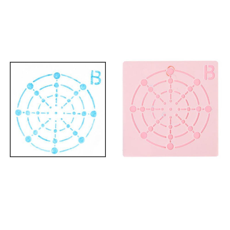 Decorative Painting template Mandala Auxiliary Layering Stencils Scrapbooking
