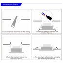 Led Panel Light Down light Recessed Ceiling Light 220v 5W Led Downlight