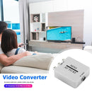 Mini RCA AV CVSB to RF Video Adapter Support RF 67.25/61.25MHz TV Switcher