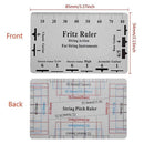 Guitar Neck Gauge Measuring Ruler with String Action Ruler For Gibson|Fender