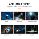 XPG2 LED Mini Flashlight Keychain UV 395nm 400lm Pocket Light (Clear Black)