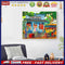 Street Coffee Shop Oil Paint By Numbers Kit DIY Acrylic Painting on Canvas
