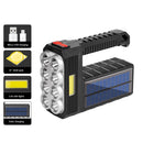 Strong Powerful Flashlight Searchlight 3 Mode LED Outdoor Hand Lamp (Solar)