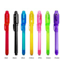 2 in 1 Luminous Light Invisible Ink Pen UV Kids Drawing Magic Pens (Green)