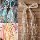 DIY crafts Gift Box Packing Raffia Ribbon Wrapping Supplies Dry Straw Pape