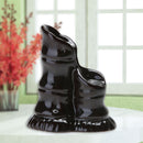 Incense Burner Ceramic Backflow Incense Cone Tower Decor (Steadily High) Newly