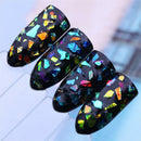 Fashion Paillette Glass Paper Fluorescent Sequins Nail Glitter Manicure Decor