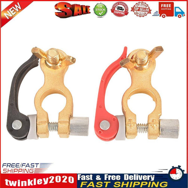 2pcs Auto Car Anti-Leakage Battery Terminal Shut-Off Power Connector Tool Newly