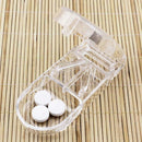 Pill Cutter Medicine Tablet Holder Splitter Half Storage -10%OFF T6D8