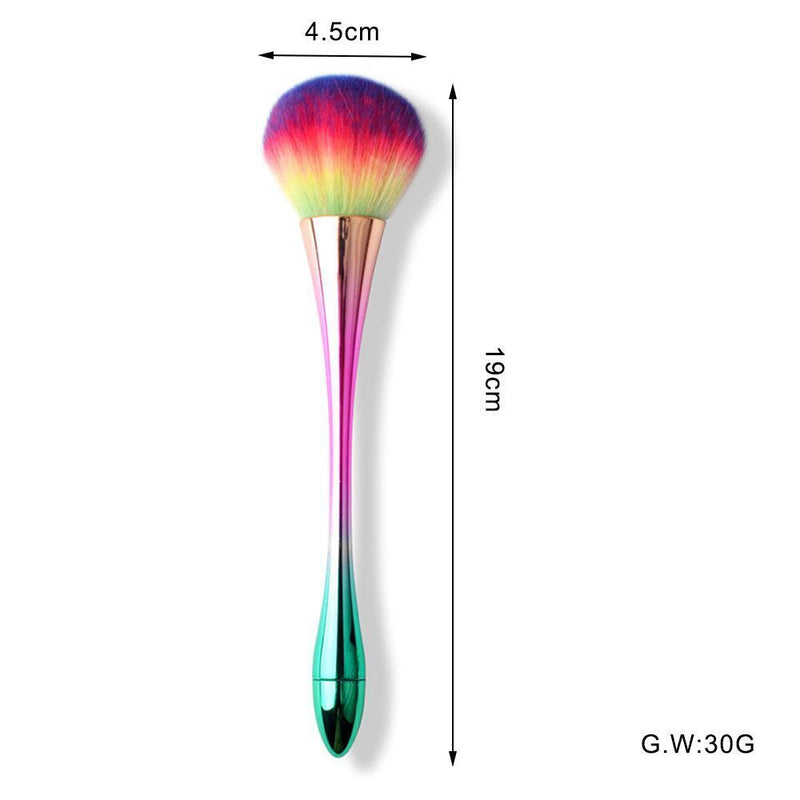 Woman Basic Profile Makeup Tools Pressed Powder Plastic Makeup Brush Nylon Wool