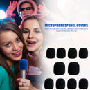 10pcs Microphone Windscreen Sponge Cover Mic Foam Protective Caps (Black) Newly