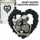 Halloween Gothic Skeleton Wreath House Number Door K2F5 Decor Wall A0K7 T5O6