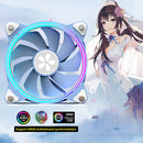 Yeston ZEAGINAL ARGB CPU Cooling Cooler Fan 4Pin PWM PC Case Heatsink Radiator