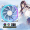 Yeston ZEAGINAL ARGB CPU Cooling Cooler Fan 4Pin PWM PC Case Heatsink Radiator