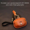 Leather Wireless Headset Protective Case Cover for Sony WF-1000XM4 (Brown) Newly