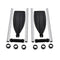 Detachable Float Afloat Oars Fitting Paddle Long Boat Oars Boating Accessories