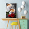 Painting By Numbers DIY Coffee Hand Painted Canvas Oil Art Picture Ornaments Kit