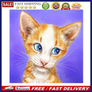 5D Diamond Painting Kit DIY Cute Cat Full Round Drill Mosaic Picture Wall Dec
