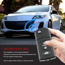 Car 3 Buttons Remote Key Case Flip Folding Key Shell Blank for Mazda 6 RX8 MX5