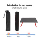 #A Lightweight Mini Folding Table Coffee Table for Outdoor BBQ Camping Tent Pi