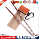 Outdoor Camping Picnic Folding Chopsticks Retractable Chopsticks (1 Pair)