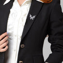 Girls Butterfly Diamond Brooches Luxury Sparkling Corsage Women Accessories