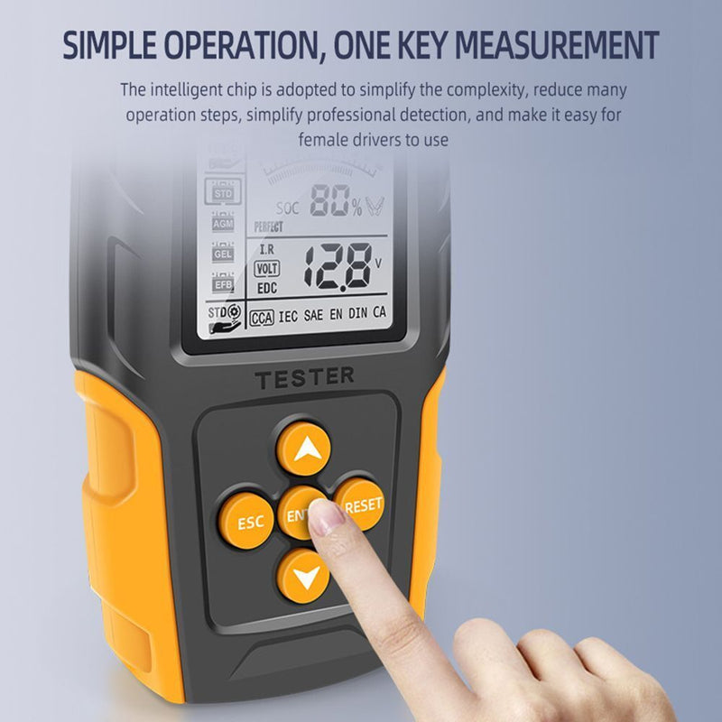 Diagnostic Tool Car Battery Tester for Car Truck Boat Battery Tester Analyzer