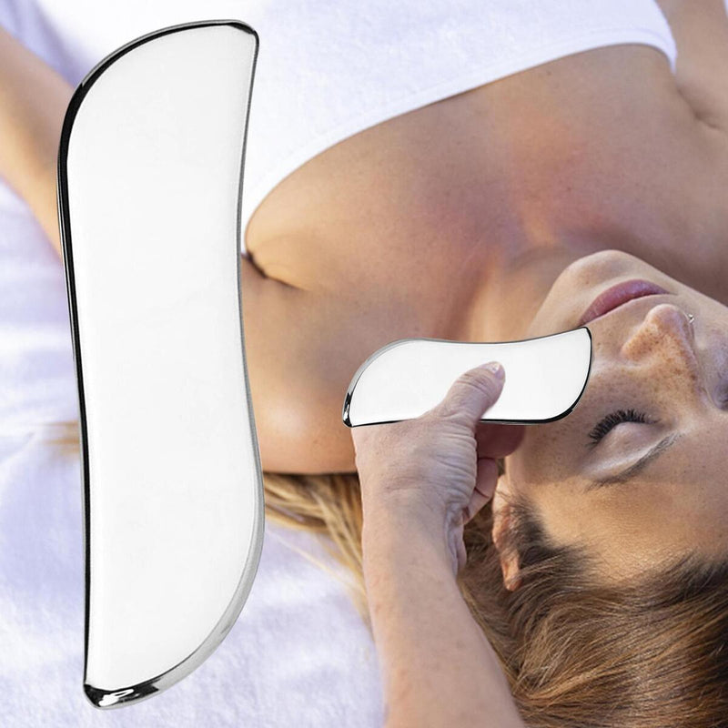 Gua Sha 304Stainless Steel Plate Board Scraper Loose Muscle Body Massage Therap`